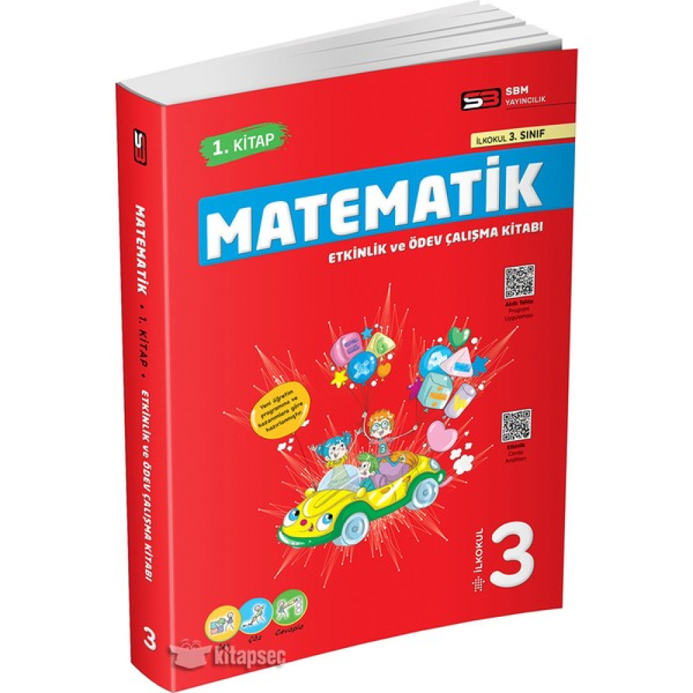 Sbm Yayınları 3. Sınıf Matematik Etkinlik ve Ödev Çalışma Kitabı 1 Soru Bankası Matematik Fiyatı