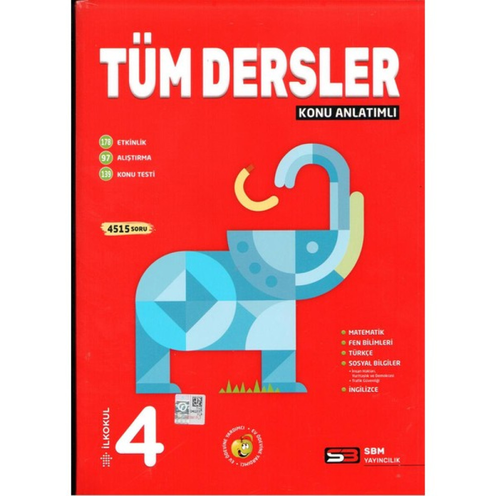 Sbm Yayınları 4.sınıf Tüm Dersler Konu Anlatımlı Tüm Dersler Fiyatı