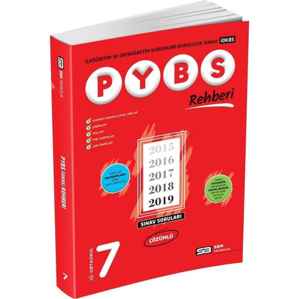 Sbm Yayınları 7. Sınıf Pybs Bursluluk Sınavı Tüm Dersler Fiyatı