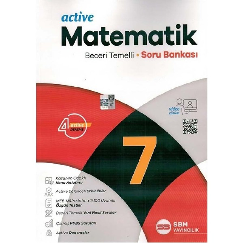 SBM Yayınları Sbm  7. Sınıf Active Matematik Soru Bankası (Beceri Temelli) Tüm Dersler Fiyatı