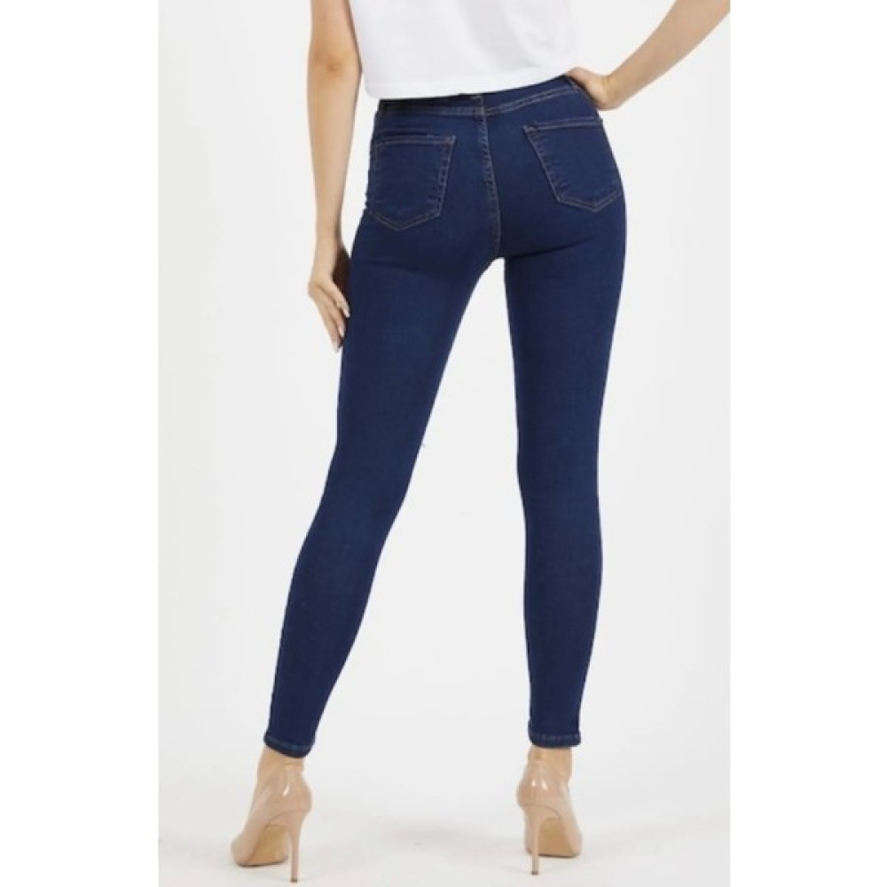 Sbr Likralı Koyu Mavi Dar Kot Pantalon Skinny Jeans Bayan Jeans / Kot Pantolon Fiyatı