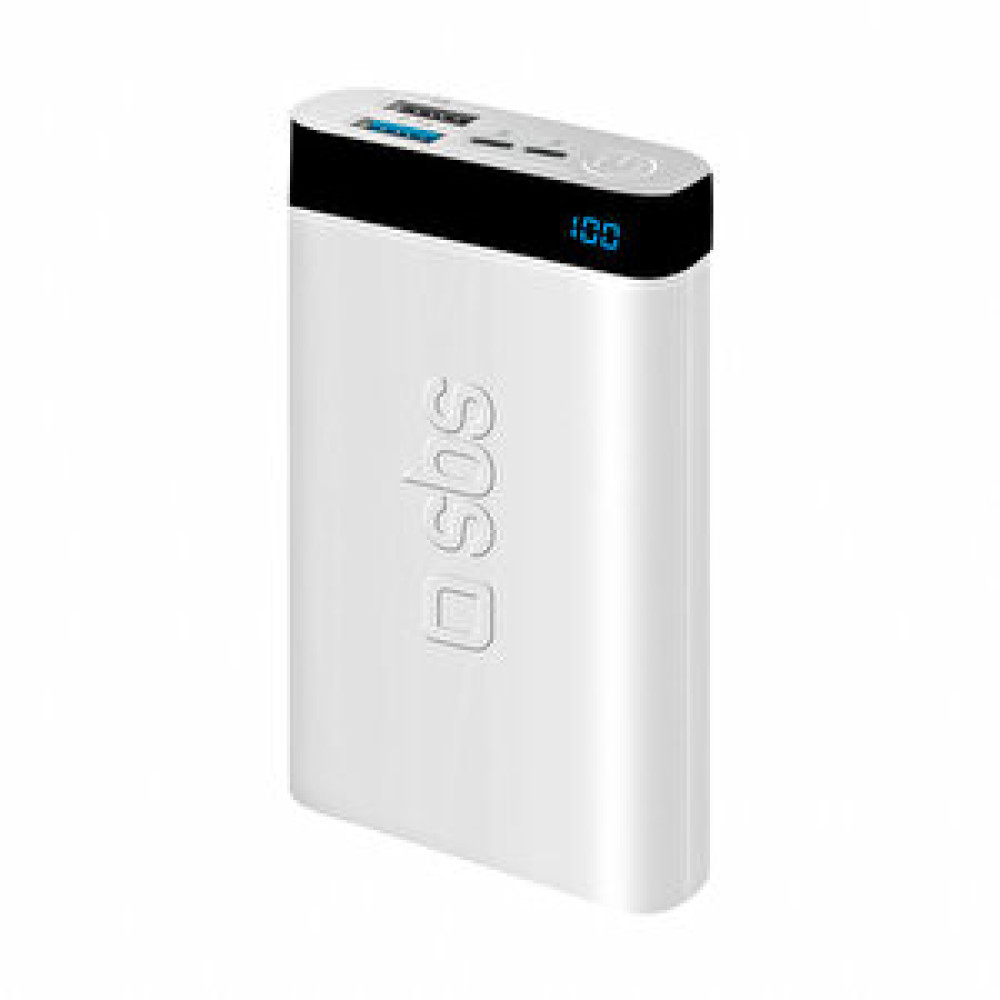 SBS Sbs İntelligent Fast Charge 10.000mah 2xusba + Type-c Çıkışlı Led Göstergeli Powerbank Beyaz Cep Telefonu Şarj Cihazı Fiyatı