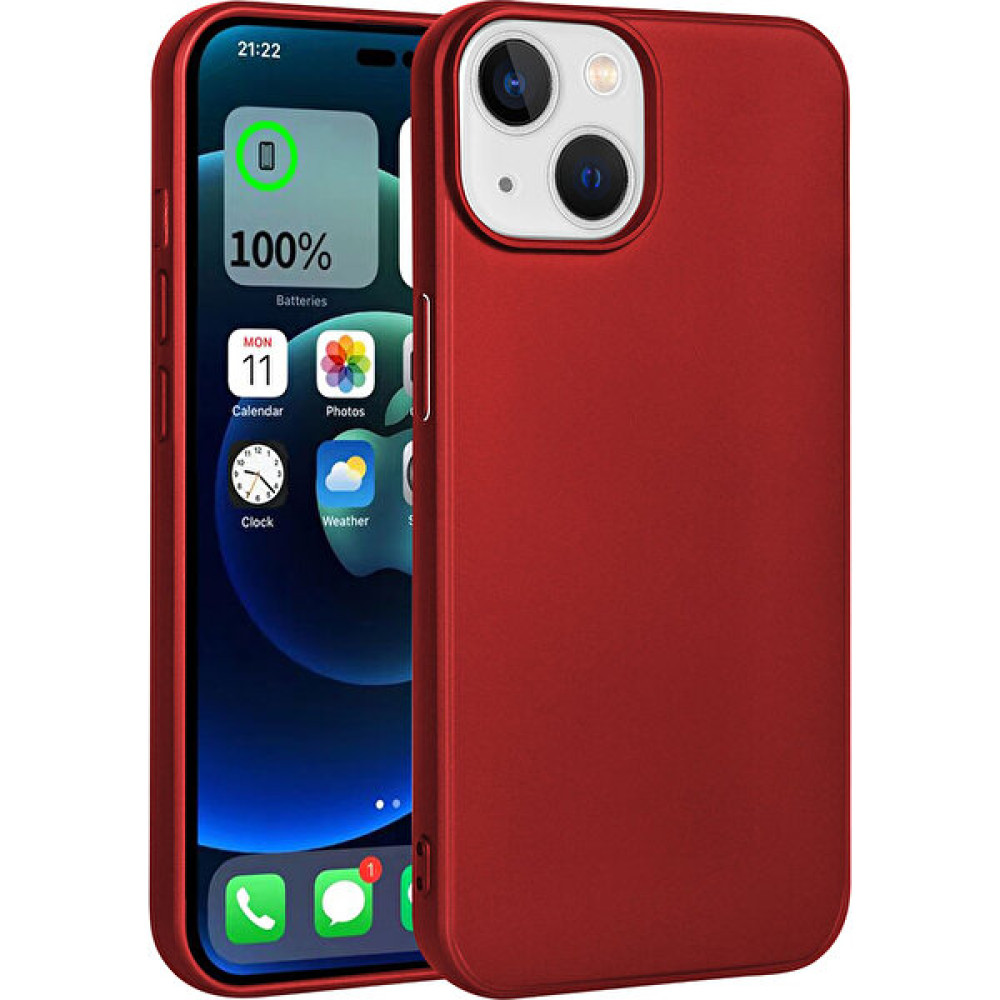 SBY Teknoloji iPhone 15 Plus Uyumlu Kılıf Premier Ultra Esnek Silikon Kapak - Kırmızı Cep Telefonu Kılıfı Fiyatı