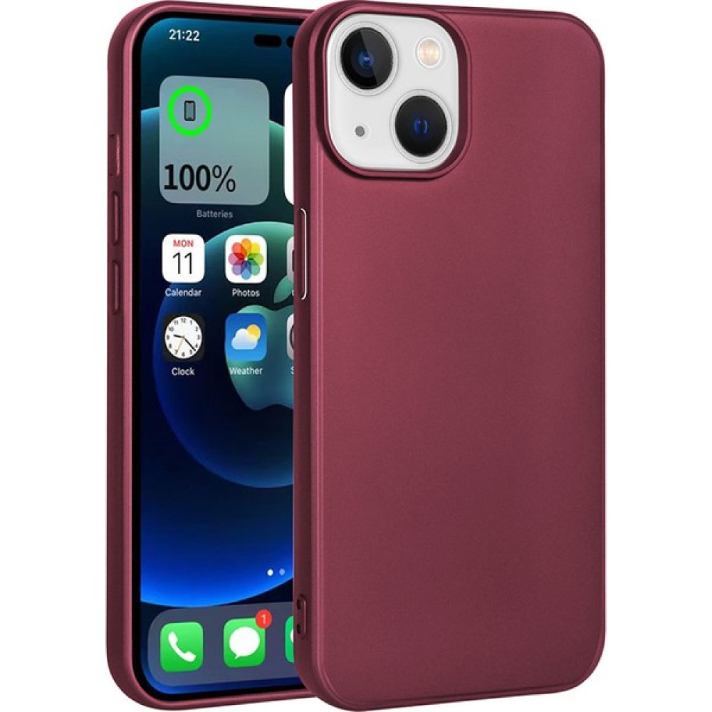 SBY Teknoloji iPhone 15 Plus Uyumlu Kılıf Premier Ultra Esnek Silikon Kapak - Mürdüm Cep Telefonu Kılıfı Fiyatı