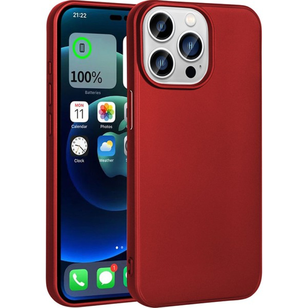 SBY Teknoloji iPhone 15 Pro Max Uyumlu Kılıf Premier Ultra Esnek Silikon Kapak - Kırmızı Cep Telefonu Kılıfı Fiyatı