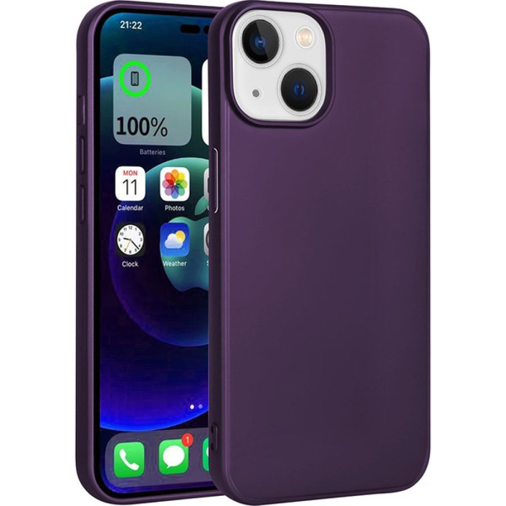 SBY Teknoloji iPhone 15 Uyumlu Kılıf Premier Ultra Esnek Silikon Kapak - Derin Mor Cep Telefonu Kılıfı Fiyatı