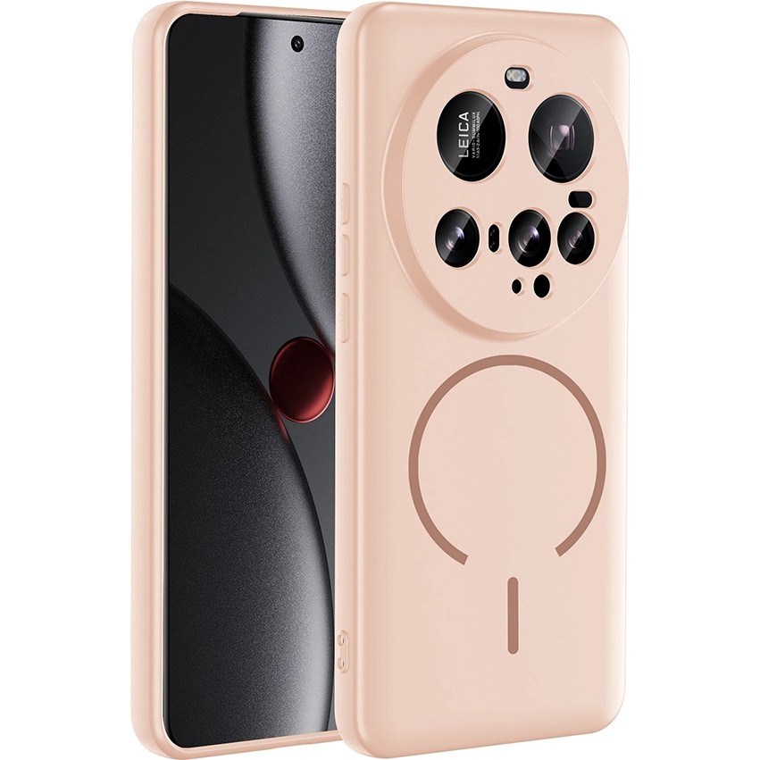 Sby Teknoloji Xiaomi 15 Ultra Uyumlu Kılıf Magsafe Şarj Özellikli Meta Kapak - Rose Pembe Cep Telefonu Kılıfı Fiyatı