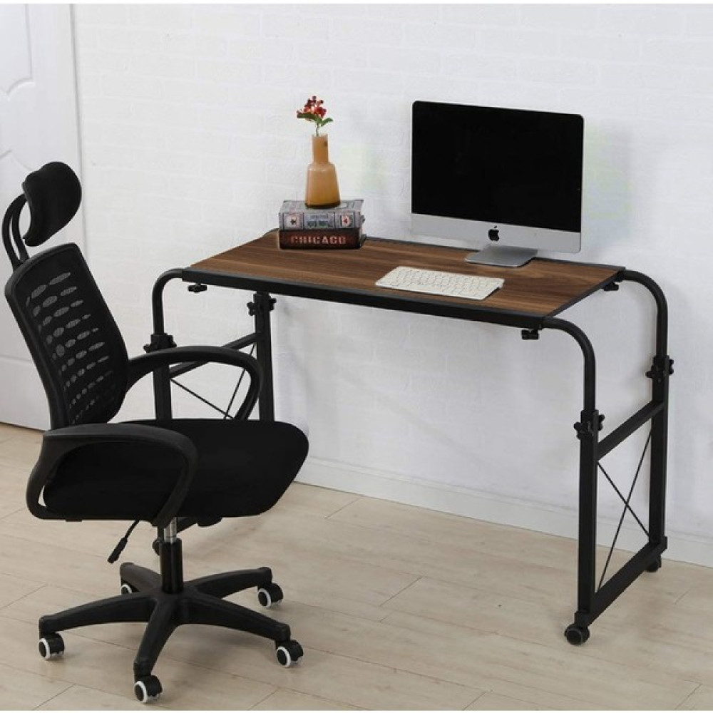 SC Dizayn Genişlik ve Yükseklik Ayarlı Eğim Verilebilen Çalışma Masası - Ceviz (Tekerli) - 80 x 40 cm Çalışma Masası Fiyatı
