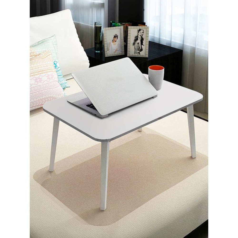 SC Koltuk Ve Yatak Sehpası - Beyaz - Oval Kenar 70 x 40 cm - 70x40 - Atlantik Çam - Beyaz Sehpa Fiyatı
