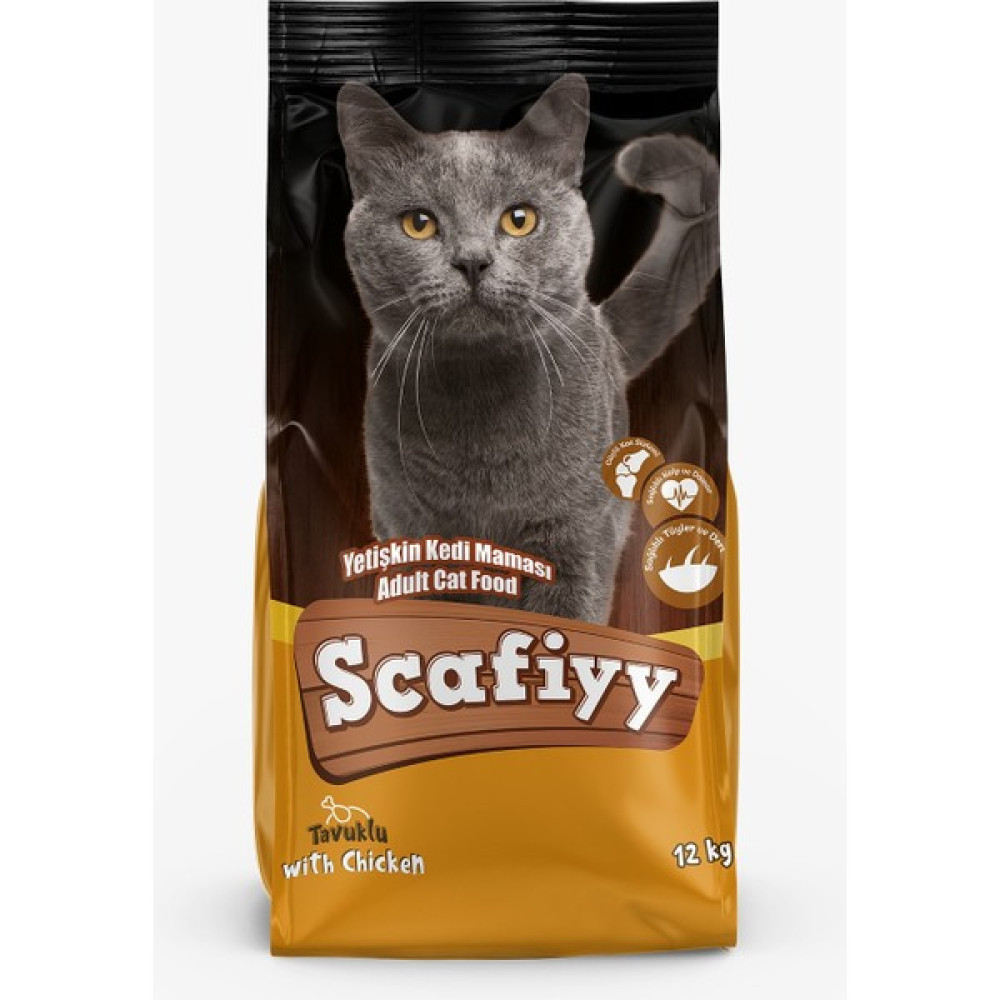 Scafiyy Tavuklu Yetişkin Kedi Maması 12 kg Evcil Hayvan Ürünleri Fiyatı