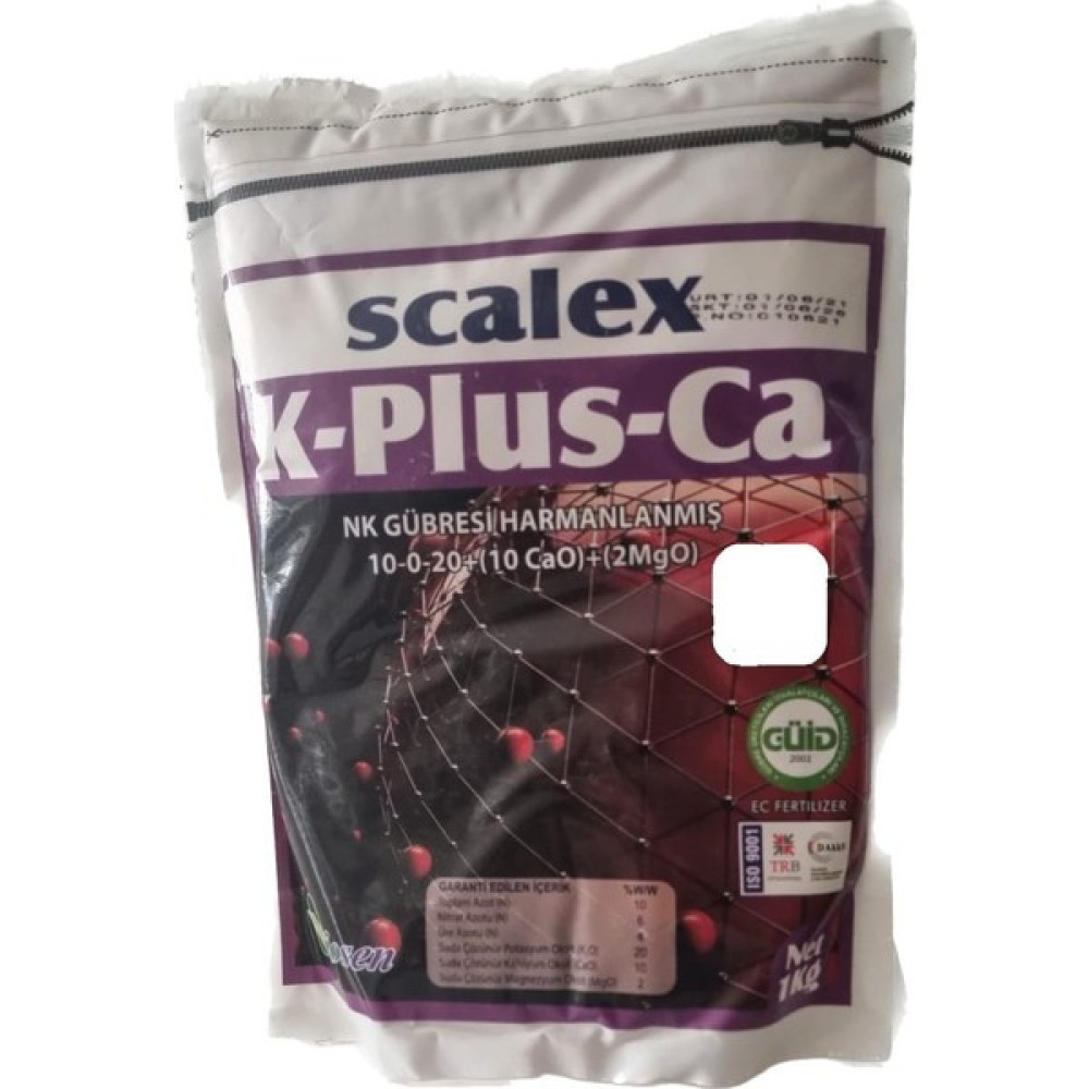Scalex K-Plus-Ca (Harmanlanmış Azot ve Potasyum Gübresi)-1 kg Oto Boyaları Fiyatı