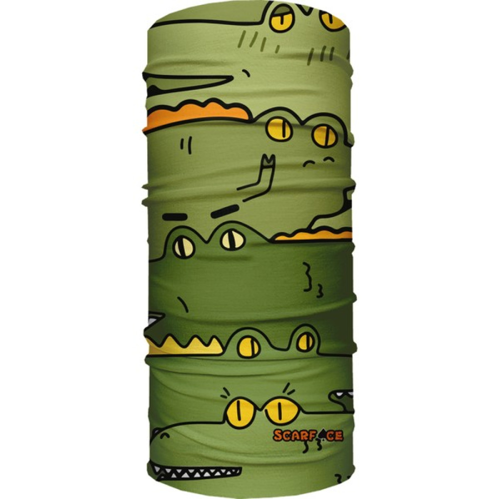 Scarface Bandana  , Çok Amaçlı Boyunluk, Esnek Yüz Maskesi, Spor, Outdoor ve Günlük Aksesuar -Erkek ve Kadınlar Için- - Crocodile - Standart Oto Boyaları Fiyatı