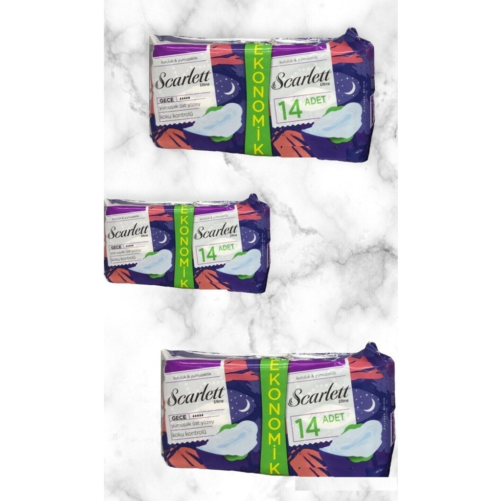 Scarlett Ultra Hijyenik Gece Pedi 42 Adet Kuruluk & Yumuşaklık Özellikli Ekonomik Paket Diğer Fiyatı