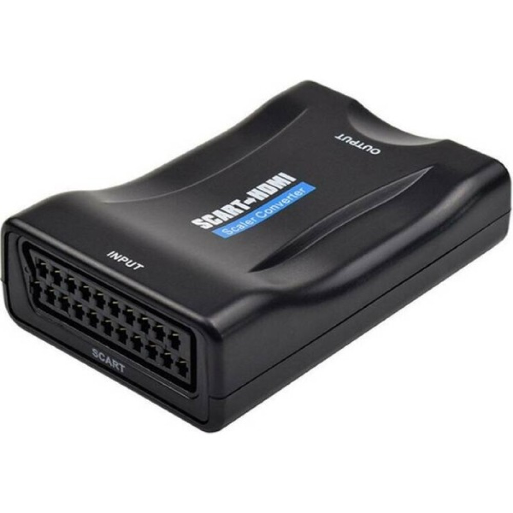 Scart HDMI Adaptörü 1080 P Video Ses Lüks Dönüştürücü USB Kablosu Tv DVD - Siyah Bilgisayar Çevirici ve Adaptörü Fiyatı