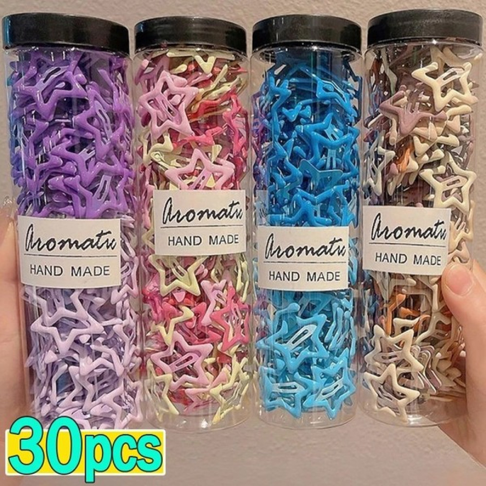 Scentu 10/20/30 Adet Y2K Bobby Pin Kız Renkli Yıldız Tokalarım Metal Çıt Çıtlı Tokalar Kore Bb Tokalar Yengeç Sopa Şapkalar Saç Aksesuarları (Yurt ... Toka, Taç & Saç Bandı Fiyatı