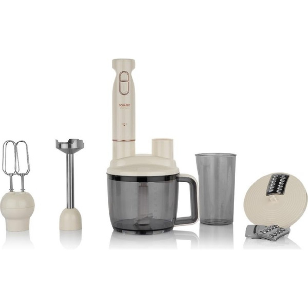 Schafer Chef Blend Mega Blender Set-Krem - Krem Blenderler Fiyatı