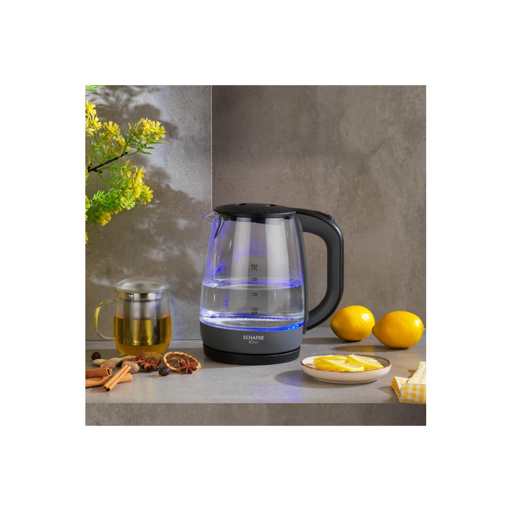 Schafer Klar Elektrikli Su Isıtıcı (Kettle)-Gri Su Isıtıcıları / Kettle Fiyatı