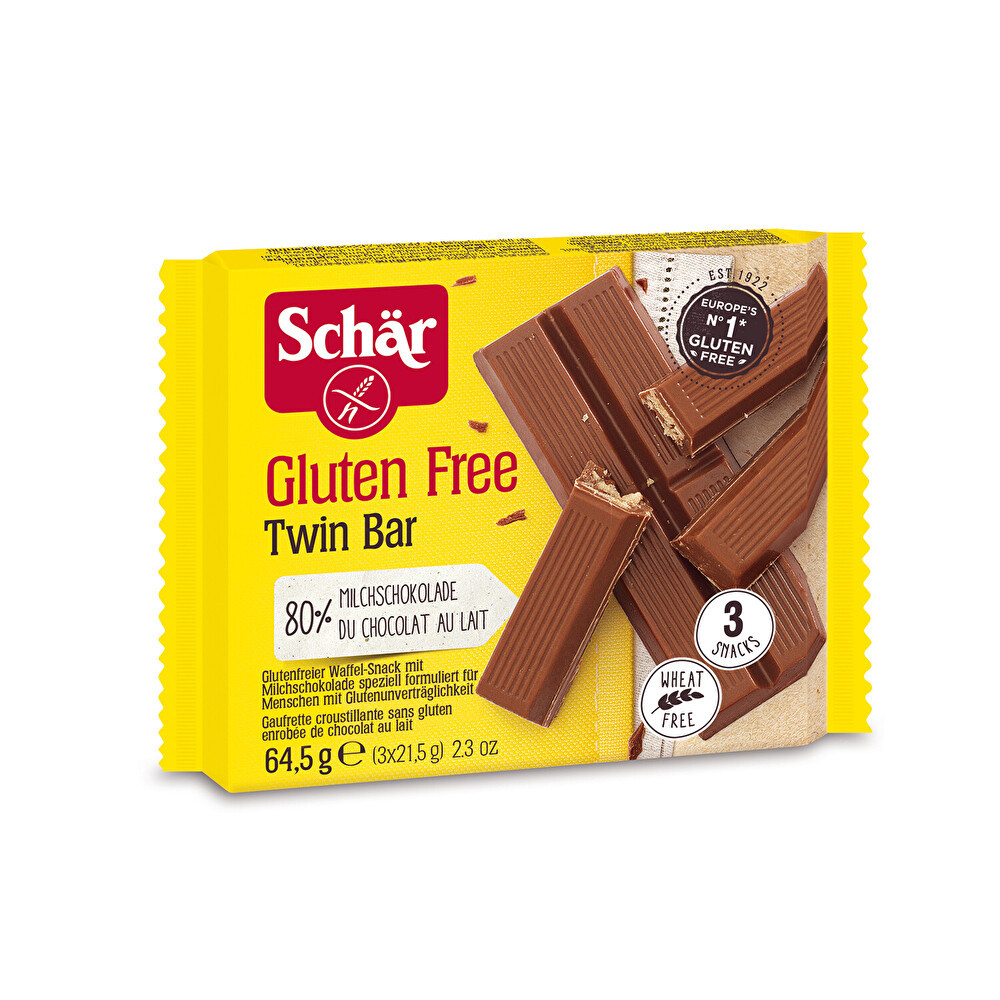 Schar Twin Bar Gluten Çiftli Çikolatalı Bar 65 Gr Fit & Form Fiyatı