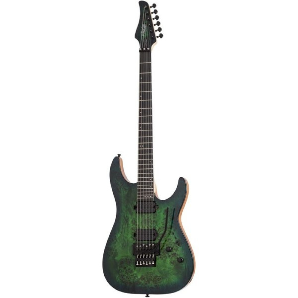 Schecter C-6 Pro Fr Elektro Gitar (Aqua Burst) Elektro Gitarlar Fiyatı