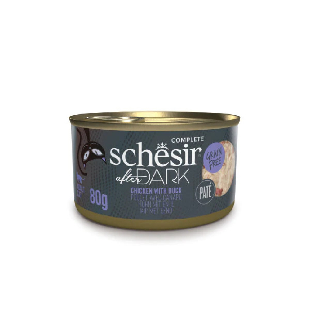 Schesir After Dark Pate Tavuk ve Ördekli Yetişkin Kedi Konservesi 80gr Evcil Hayvan Ürünleri Fiyatı