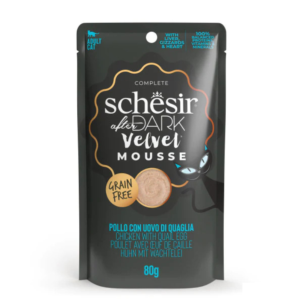 Schesir After Dark Pouch Tavuk ve Bıldırcın Yumurtalı Tahılsız Yetişkin Kedi Konservesi 80gr Evcil Hayvan Ürünleri Fiyatı
