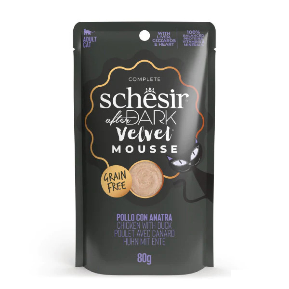 Schesir After Dark Pouch Tavuk ve Ördekli Tahılsız Yetişkin Kedi Konservesi 80gr Evcil Hayvan Ürünleri Fiyatı