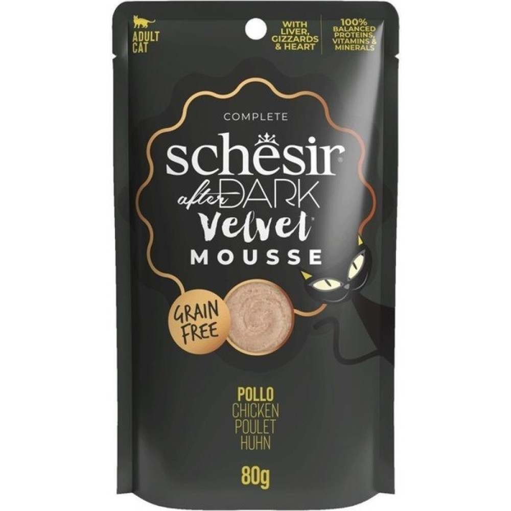 Schesir After Dark Velvet Mousse Tavuklu Yetişkin Kedi Konservesi 80 gr Evcil Hayvan Ürünleri Fiyatı