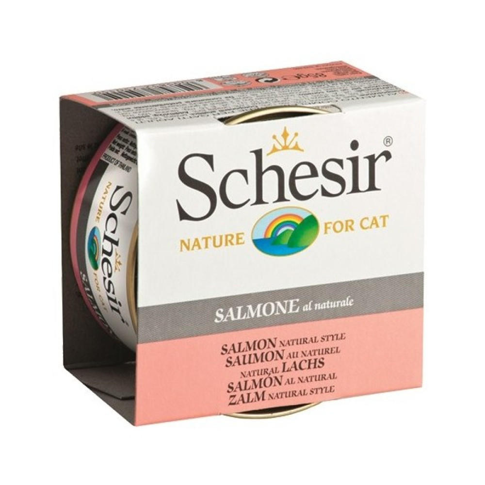 Schesir Cat Naturel Brine 85 Gr  - Somonlu  Kedi Konservesi Evcil Hayvan Ürünleri Fiyatı
