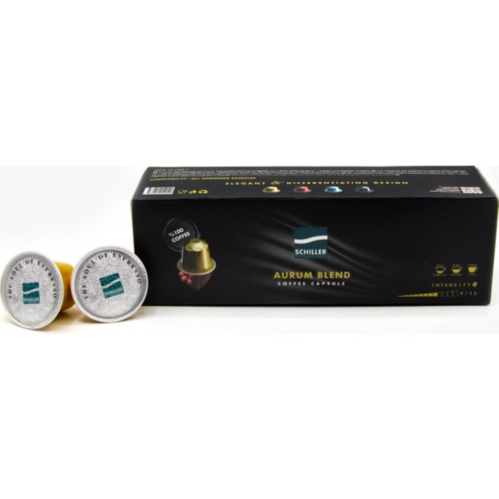 Schiller Aurum Blend Alüminyum Kapsül Kahve 10'lu - 10 Adet Diğer Fiyatı