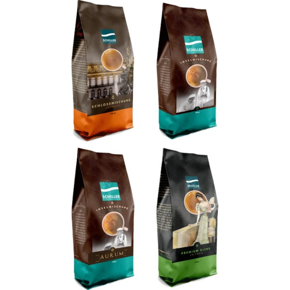 Schiller Espresso Tanışma Paketi 4 x 250 gr - Çekirdek Kahve - 1 kg Kahve Fiyatı