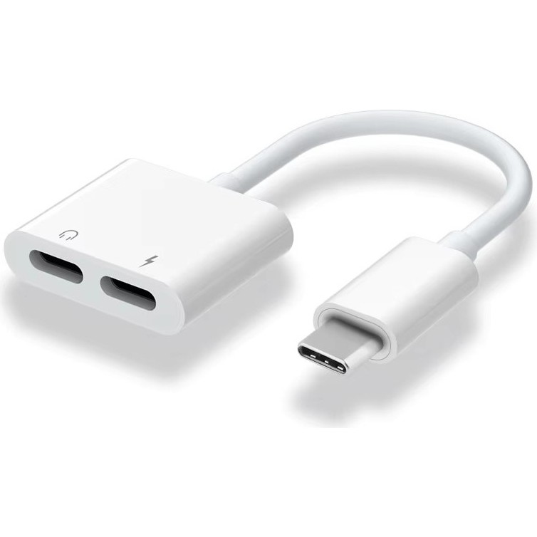 Schitec 2in1 Type-C Kulaklık ve Şarj Dönüştürücü Hızlı Şarj Adaptör JH032 - Beyaz Bilgisayar Çevirici ve Adaptörü Fiyatı
