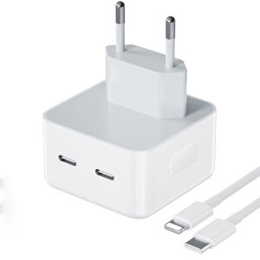 ScHitec Schitec 35w Yeni Nesil Apple Uyumlu Çift Type-c Port Compact Çıkışlı Ev Tipi Şarj Aleti Kablolu Cep Telefonu Şarj Cihazı Fiyatı