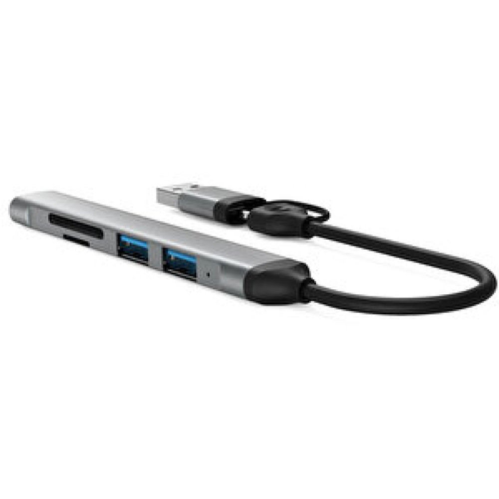 ScHitec Schitec 5in1 Usba Ve Type-c To Usba 3.01, Tf, Sd Çoklayıcı Hub Adaptör Seri & Paralel Kablo Fiyatı