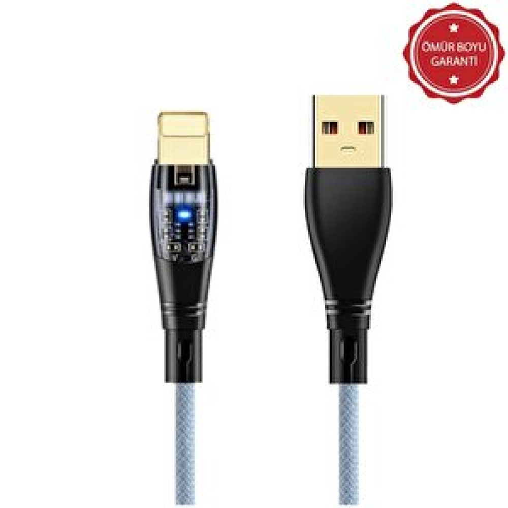 ScHitec Schitec 6a 120w Usba To Lightning 1metre Hızlı Data Ve Şarj Kablosu Mavi Ömür Boyu Garanti Yk233m Cep Telefonu Kablosu Fiyatı