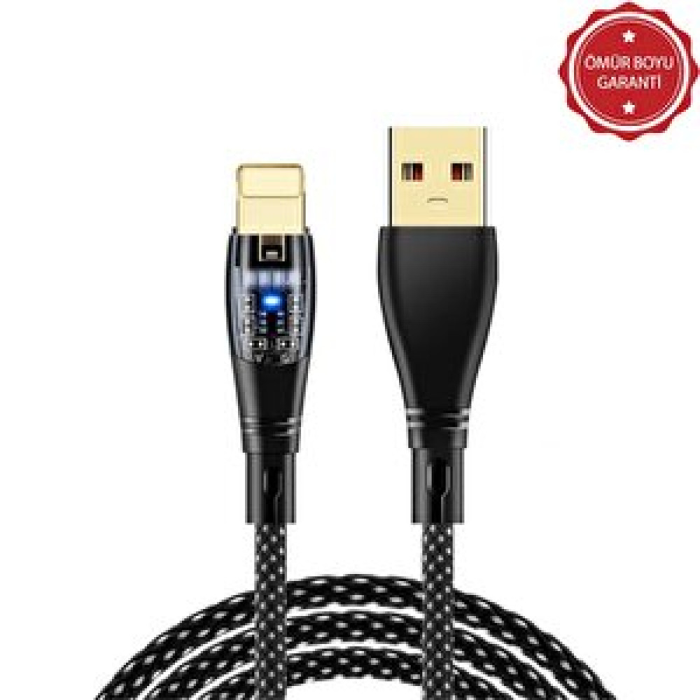 ScHitec Schitec 6a 120w Usba To Lightning 1metre Hızlı Data Ve Şarj Kablosu Siyah Ömür Boyu Garanti Yk233s Cep Telefonu Kablosu Fiyatı