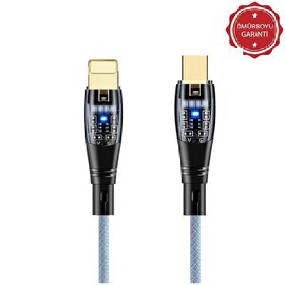 ScHitec Schitec 6a 20w Type-c To Lightning 1metre Hızlı Data Ve Şarj Kablosu Mavi Ömür Boyu Garanti Yk255m Cep Telefonu Kablosu Fiyatı
