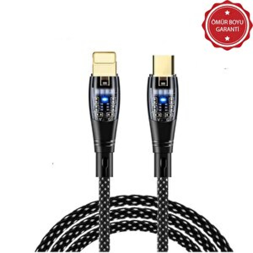 ScHitec Schitec 6a 20w Type-c To Lightning 1metre Hızlı Data Ve Şarj Kablosu Siyah Ömür Boyu Garanti Yk255s Cep Telefonu Kablosu Fiyatı