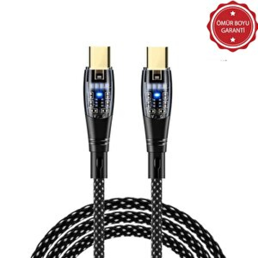 ScHitec Schitec 6a 60w Type-c To Type-c 1metre Hızlı Data Ve Şarj Kablosu Siyah Ömür Boyu Garanti Yk250s Cep Telefonu Kablosu Fiyatı