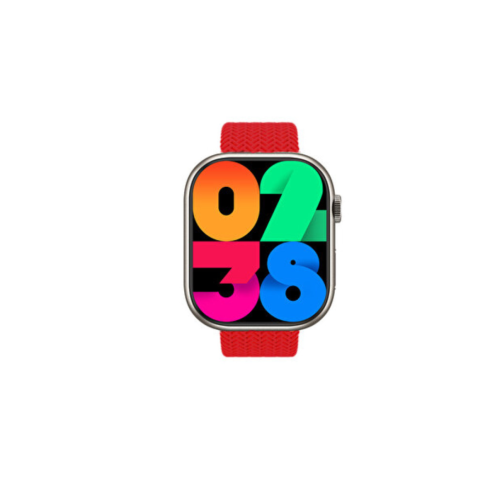 ScHitec Watch HK9 Pro Plus Amoled Ekran Android iOs HarmonyOs Uyumlu Kırmızı Akıllı Saat Akıllı Saat Fiyatı