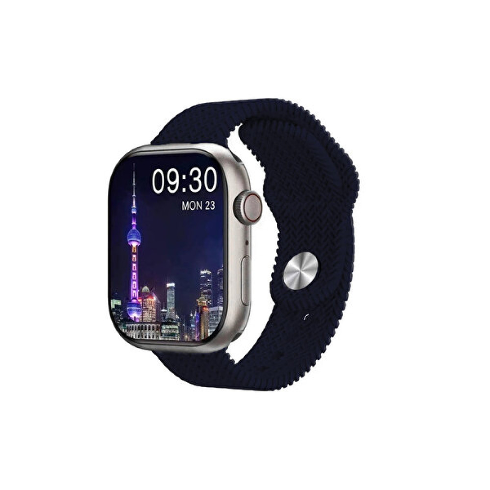 ScHitec Watch HK9 Pro Plus Amoled Ekran Android iOs HarmonyOs Uyumlu Lacivert Akıllı Saat Akıllı Saat Fiyatı