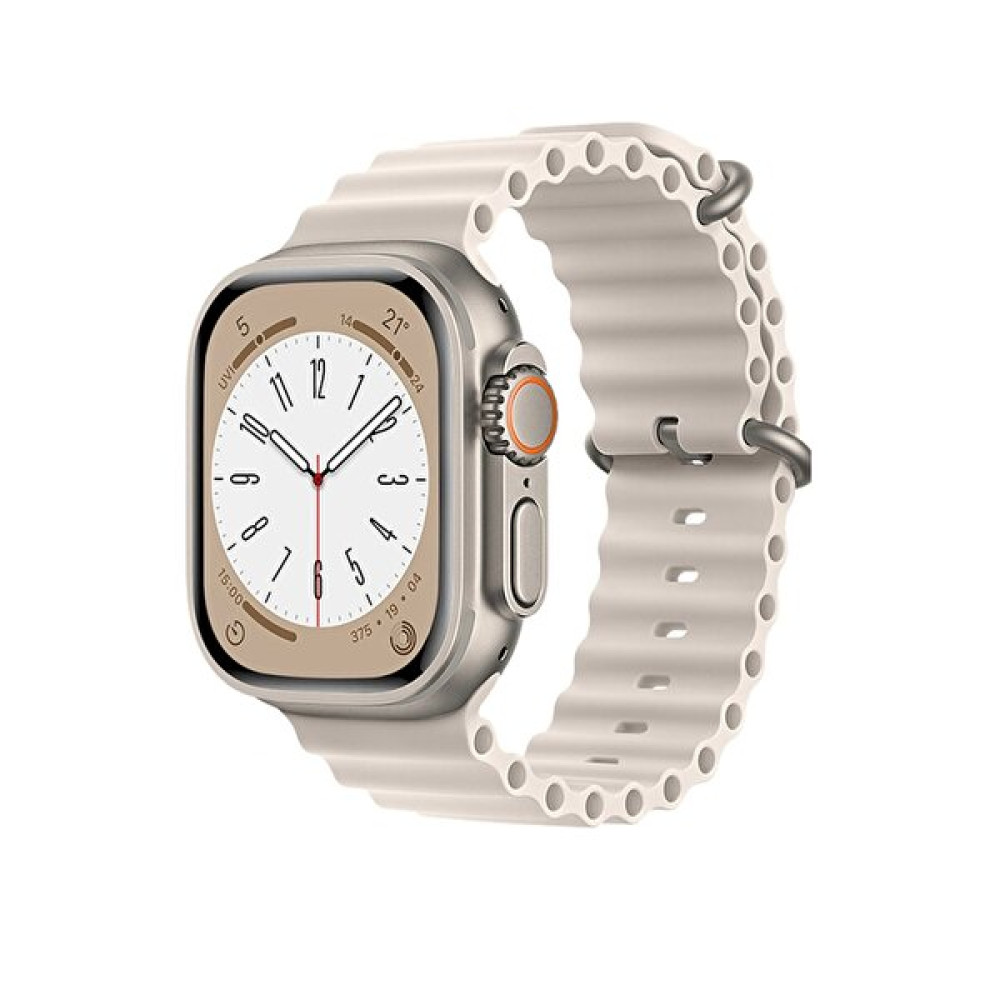 ScHitec Watch HK9 Ultra 2 Amoled Ekran Android iOs HarmonyOs Uyumlu Krem Akıllı Saat Akıllı Saat Fiyatı