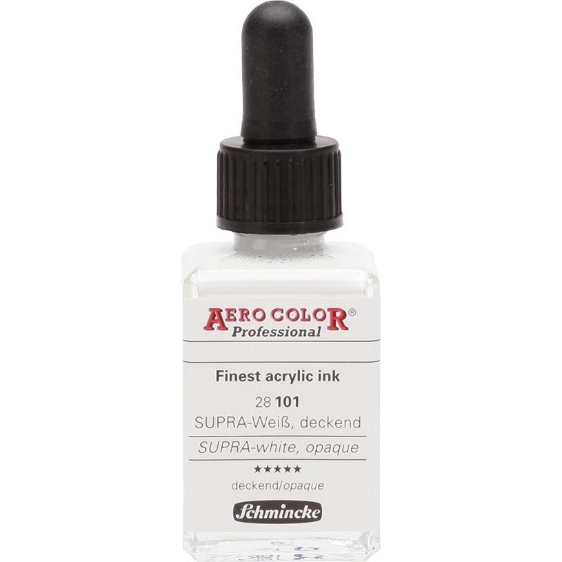 Schmincke Aero Color Akrilik Mürekkep 28 ml 101 Supra Beyaz Opak Akrilik Boya Fiyatı