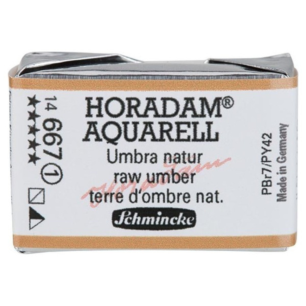 Schmincke : Horadam Aquarell Artist : Tam Tablet Sulu Boya : Seri 1 : 667 Raw Umber Sulu Boya Fiyatı