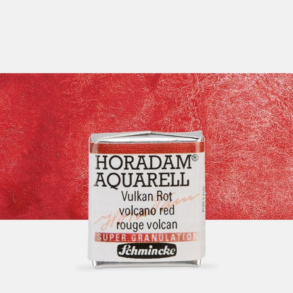 Schmincke : Horadam Aquarell Supergranulation Sulu Boya : Volcano Red : Yarım Tablet Sulu Boya Fiyatı