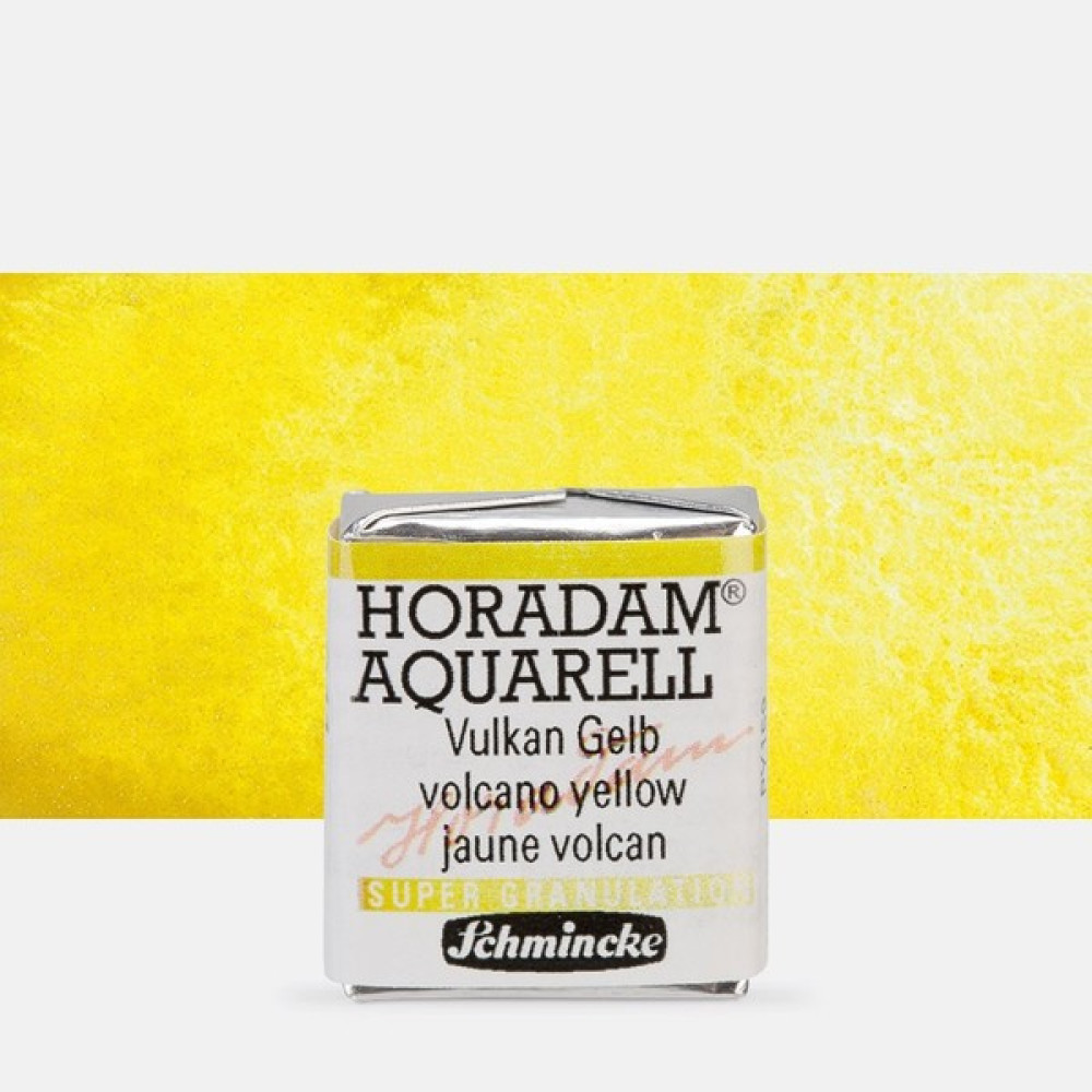 Schmincke : Horadam Aquarell Supergranulation Sulu Boya : Volcano Yellow : Yarım Tablet Sulu Boya Fiyatı