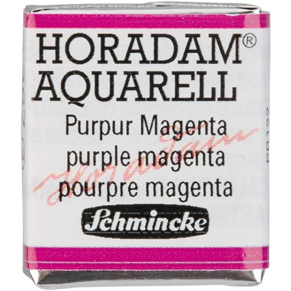 Schmincke Horadam Yarım Tablet Sulu Boya Purple Magenta - Renkli Sulu Boya Fiyatı