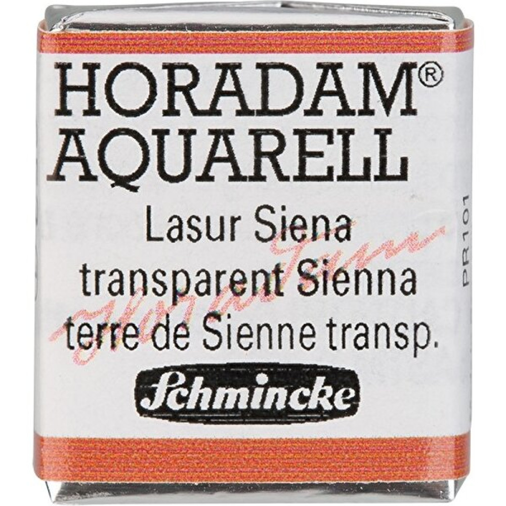 Schmincke : Horadam : Yarım Tablet Sulu Boya : Transparent Sienna - Renkli Sulu Boya Fiyatı
