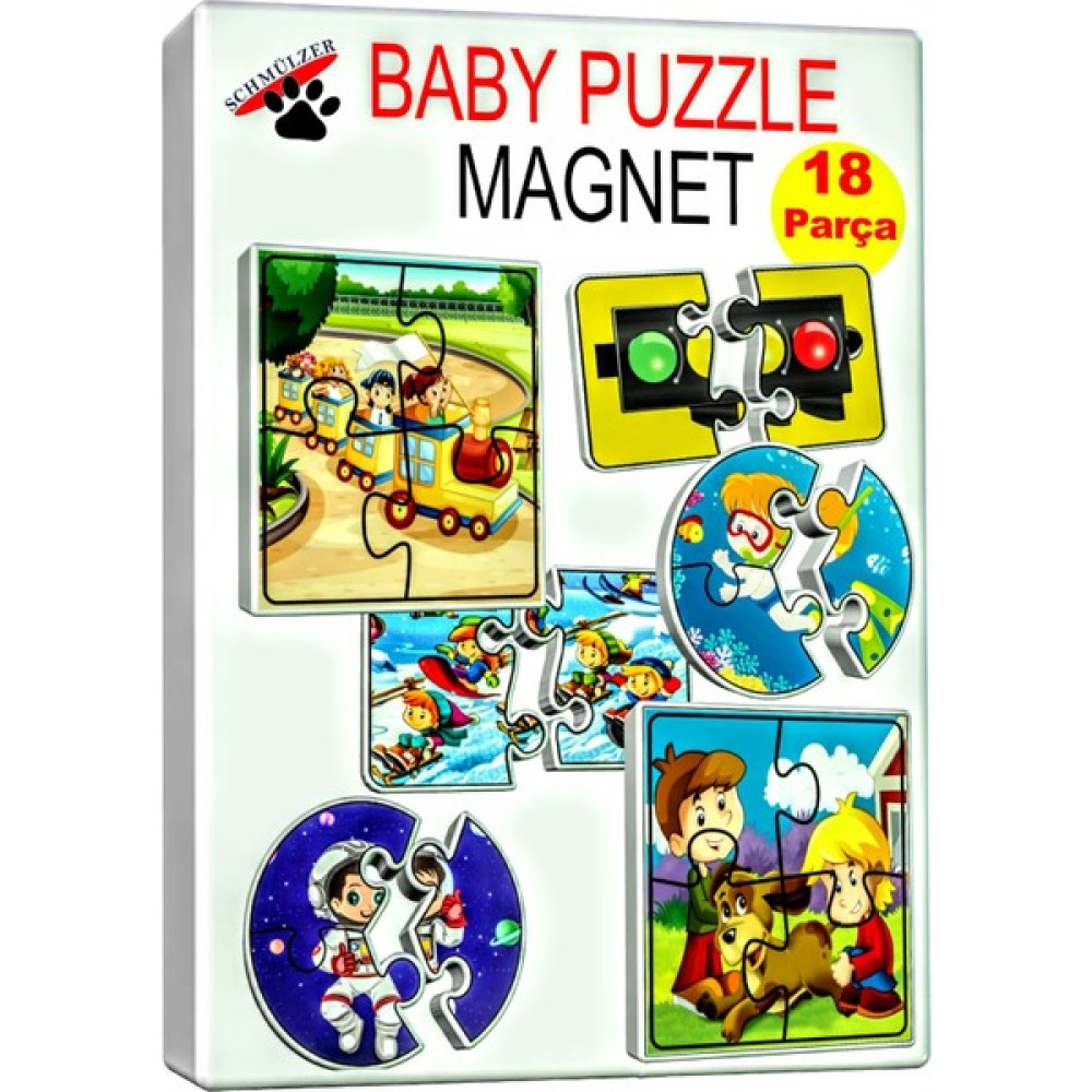 Schmülzer Baby Yapboz - Çocuk Puzzle - Magnetic - Eğitici Aktivite - Hediye 18 Pcs Eğitici Oyuncak Fiyatı