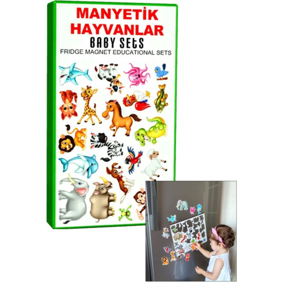 Schmülzer Buzdolabı Eğitici Manyetik Hayvanlar - Manyetik Bultak Şablon Eğitici Oyuncak Eğitici Oyuncak Fiyatı