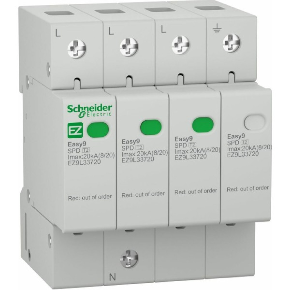 Schneider Easy9 3 Kutuplu-N 40KA Parafudr EZ9L33745 Elektrikli El Aletleri Fiyatı